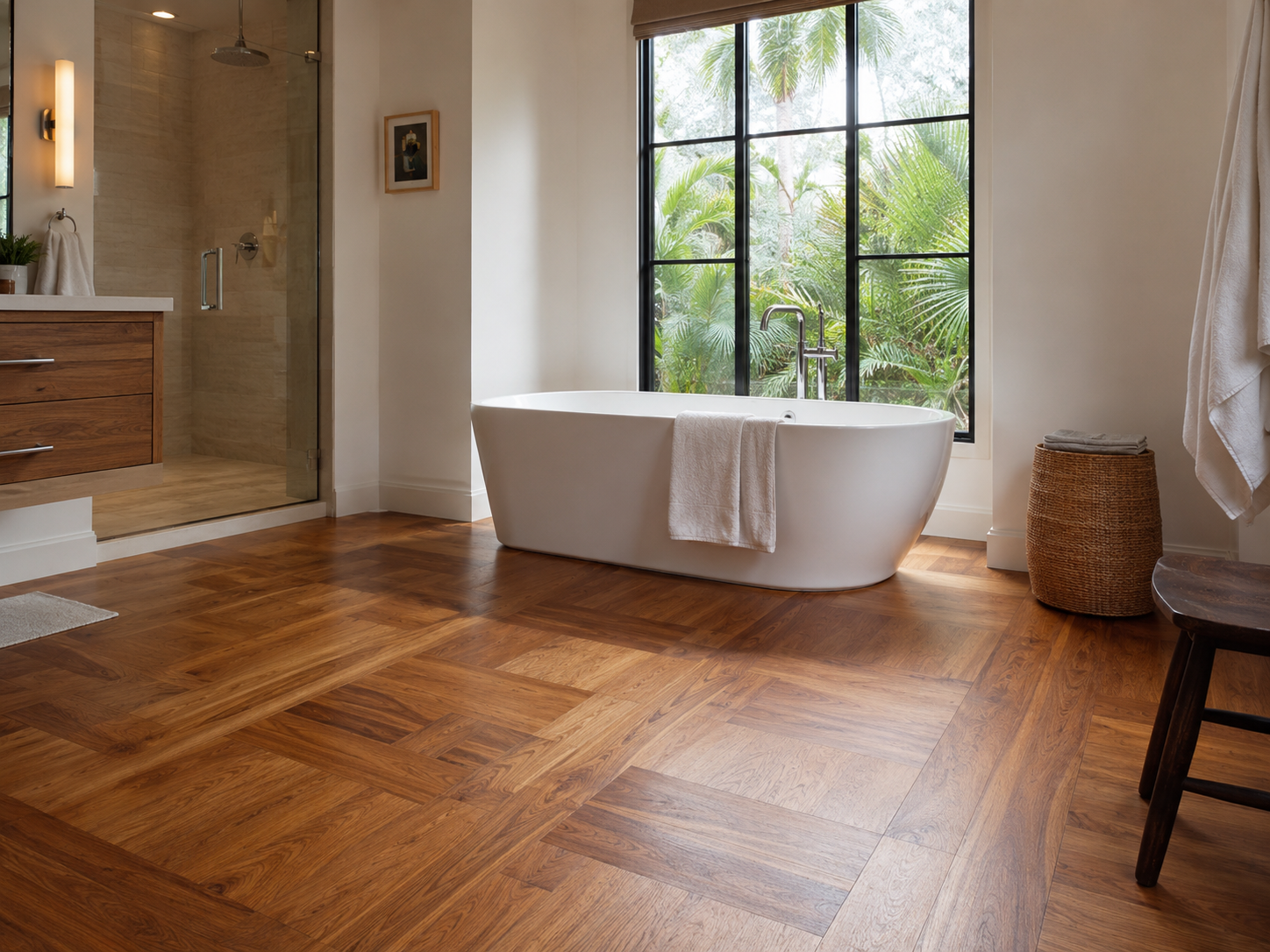 Teck intérieur pour salle de bain